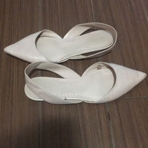 Zara soft pink flats